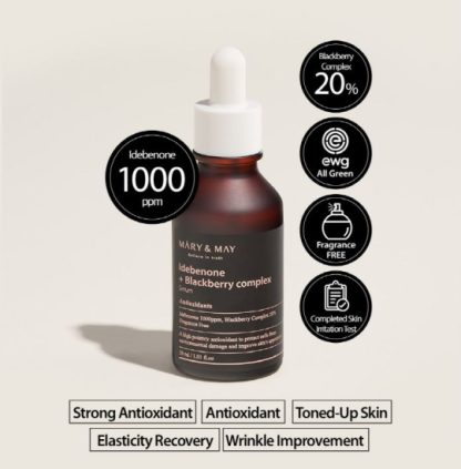MARY & MAY Idebenone + Blackberry Complex Serum 30ml