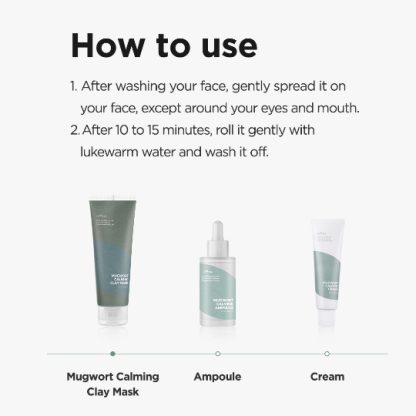 ISNTREE Mugwort Calming Ampoule 50ml - Image 3