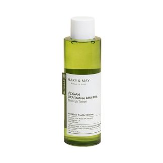 MARY & MAY Vegan CICA Tea Tree AHA PHA Toner 200ml