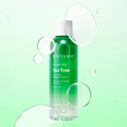 MARY&MAY Vegan CICA Tea Tree AHA PHA Blemish Toner 200ml