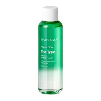 MARY&MAY Vegan CICA Tea Tree AHA PHA Blemish Toner 200ml