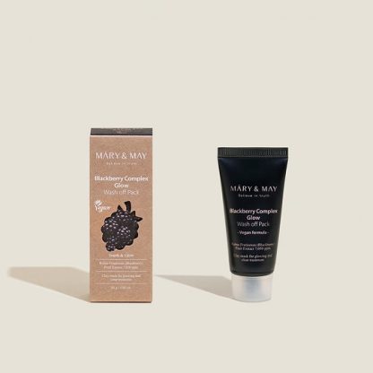 MARY & MAY Blackberry Complex Glow Wash Off Pack 30g