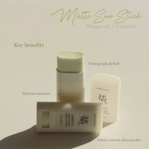 [Beauty of Joseon] Matte sun stick Mugwort + Camelia 18g