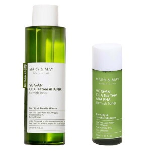 MARY & MAY Vegan CICA Tea Tree AHA PHA Toner 30ml