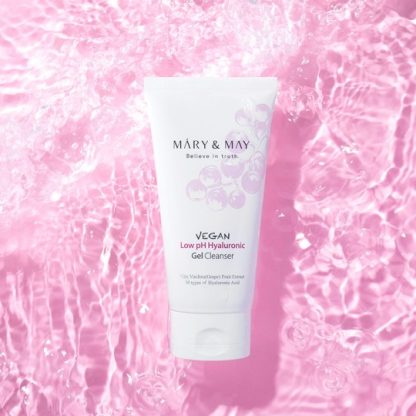 [mary&may] vegan low ph hyaluronic gel to foam cleanser 150ml