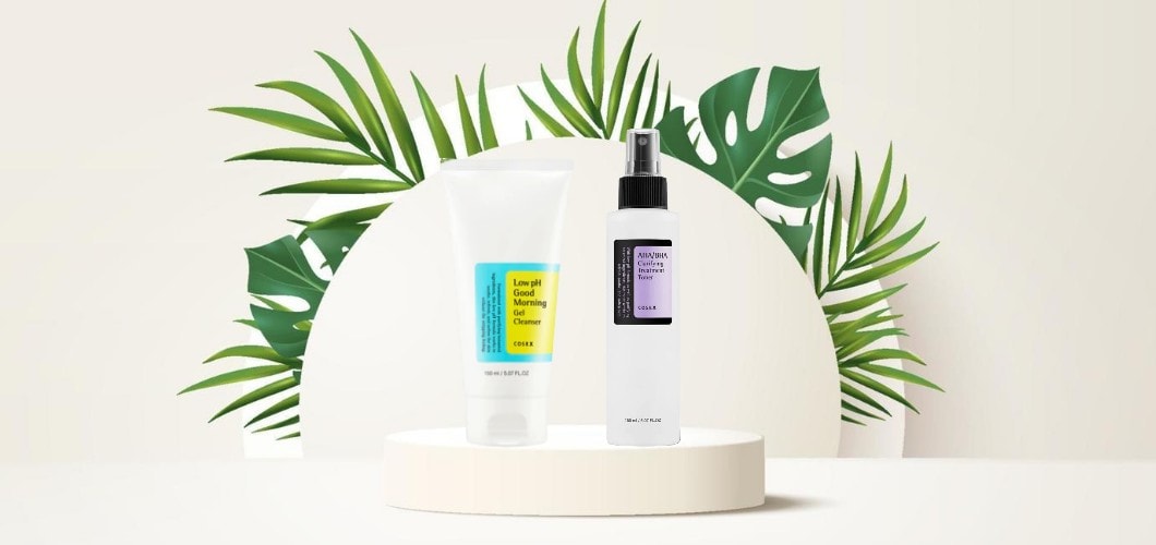 Cosrx cleanser and toner for daily clarifying