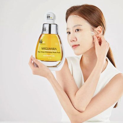 MIGUHARA Big 3 Step Whitening Mask Pack Origin