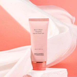 MIGUHARA Rose Collagen Wrapping Peel-off Mask Pack