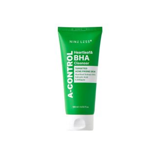 NINE LESS A‑Control Heartleaf & BHA Cleanser 120ml