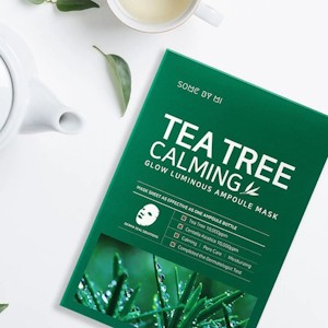 SOME BY MI Tea Tree Calming Glow Luminous Ampoule Mask 30ml