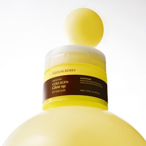 EQQUALBERRY Collagen Glow Up Gel Toner Pads