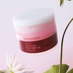 EQQUALBERRY Collagen Pore-Tight Up Gel Toner Pads 140 ml