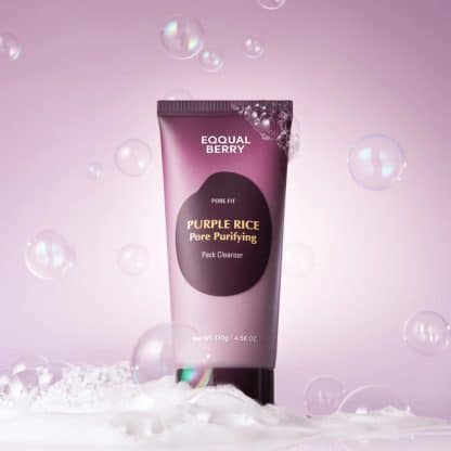 EQQUALBERRY Purple Rice Pore Purifying Pack Cleanser 130g