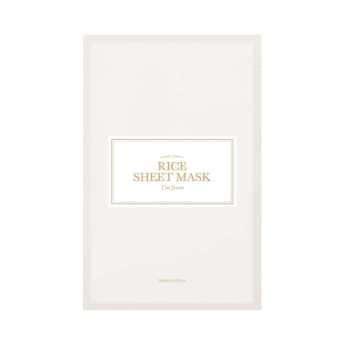 I’M FROM Rice Sheet Mask 20ml