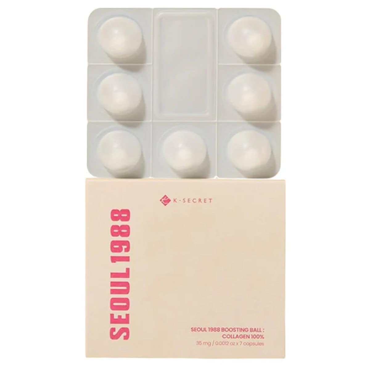 K-SECRET Seoul 1988 Boosting Ball Collagen 100% 35mg x 7