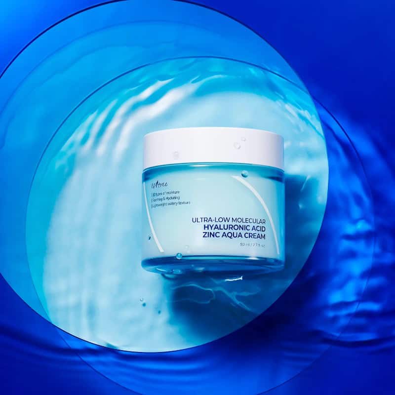 ISNTREE Ultra-Low Molecular Hyaluronic Acid Zinc Aqua Cream 80ml h